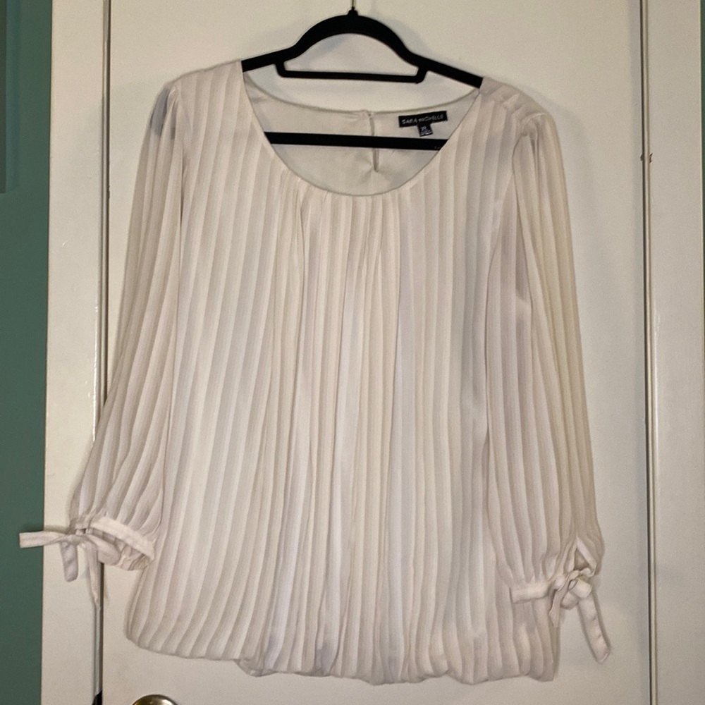Sheer Cream Blouse